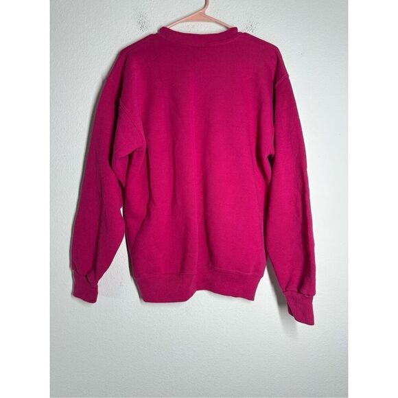 VINTAGE Sturdy Sweats By Lee Sweatshirt Adult L Pink Pullover USA Made 90s Crew - Picture 5 of 11